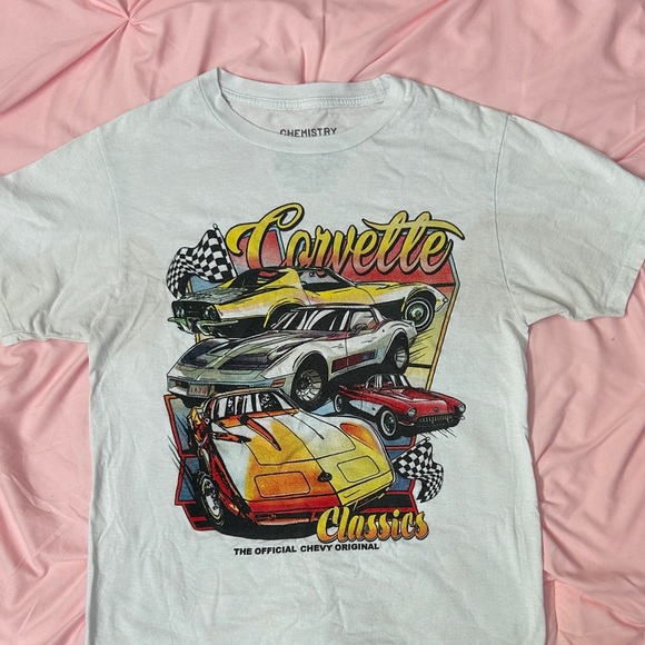 Chemistry Other - Chemistry Kids White Corvette Classics Tee